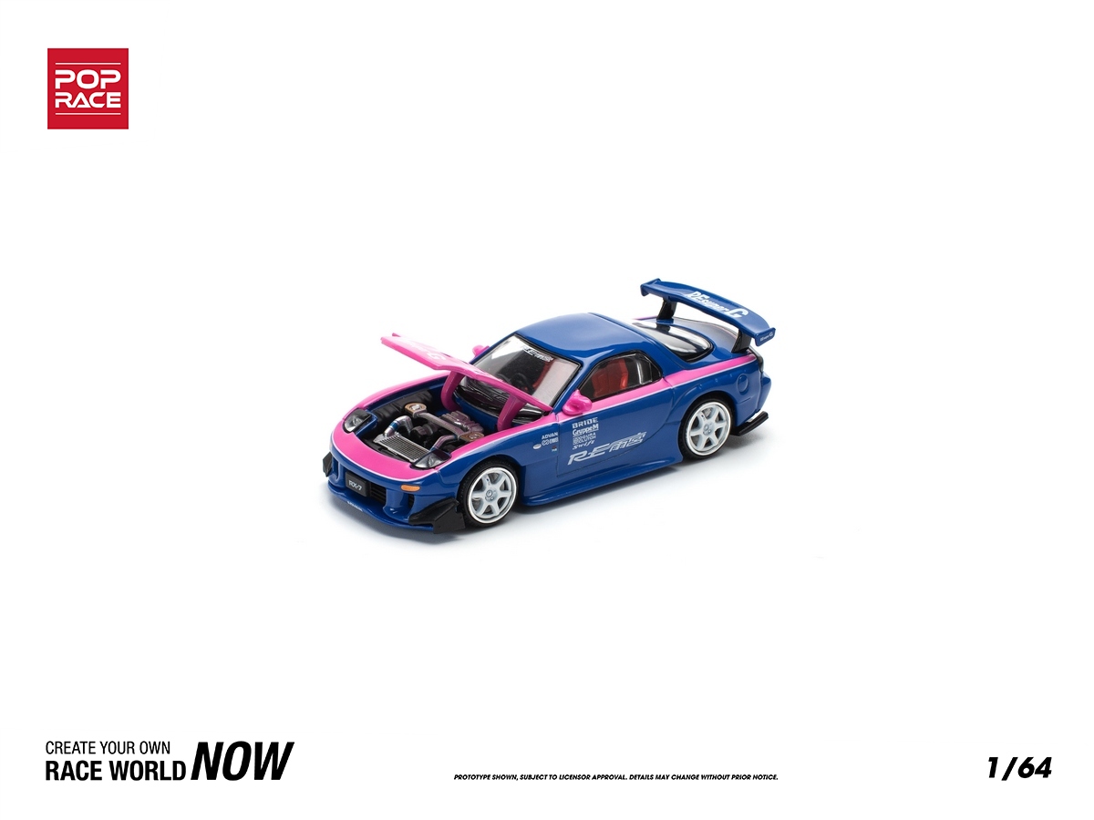 Mazda RX7 RE Amemiya Widebody 1:64 POP RACE - 20 anos! Loja on