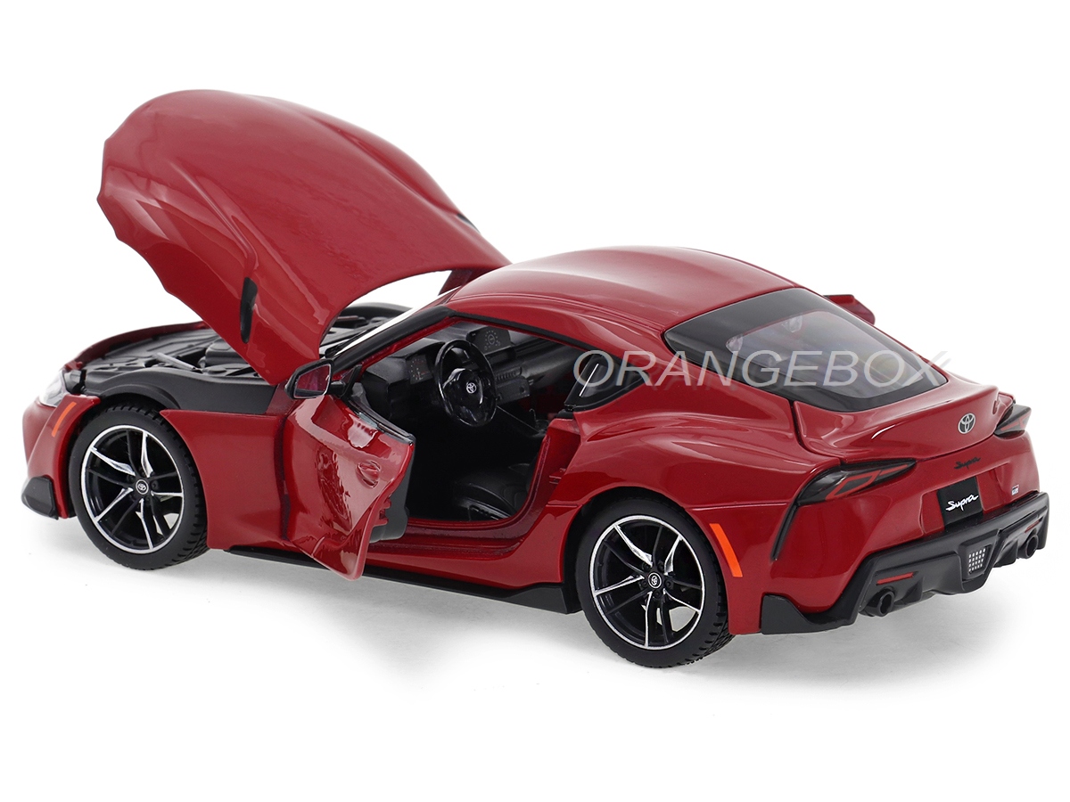 Toyota Supra GR 1:24 Maisto Vermelho - 20 anos! Loja on-line de