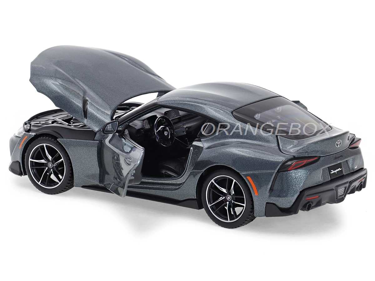 Toyota Supra GR 1:24 Maisto Cinza - 20 anos! Loja on-line de