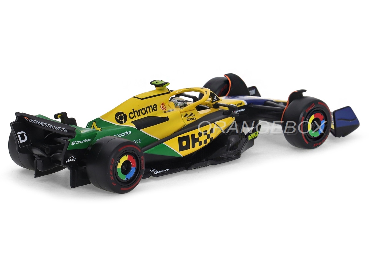 Ayrton Senna Tribute Fórmula 1 McLaren MCL38 GP Mônaco 2024 Norris
