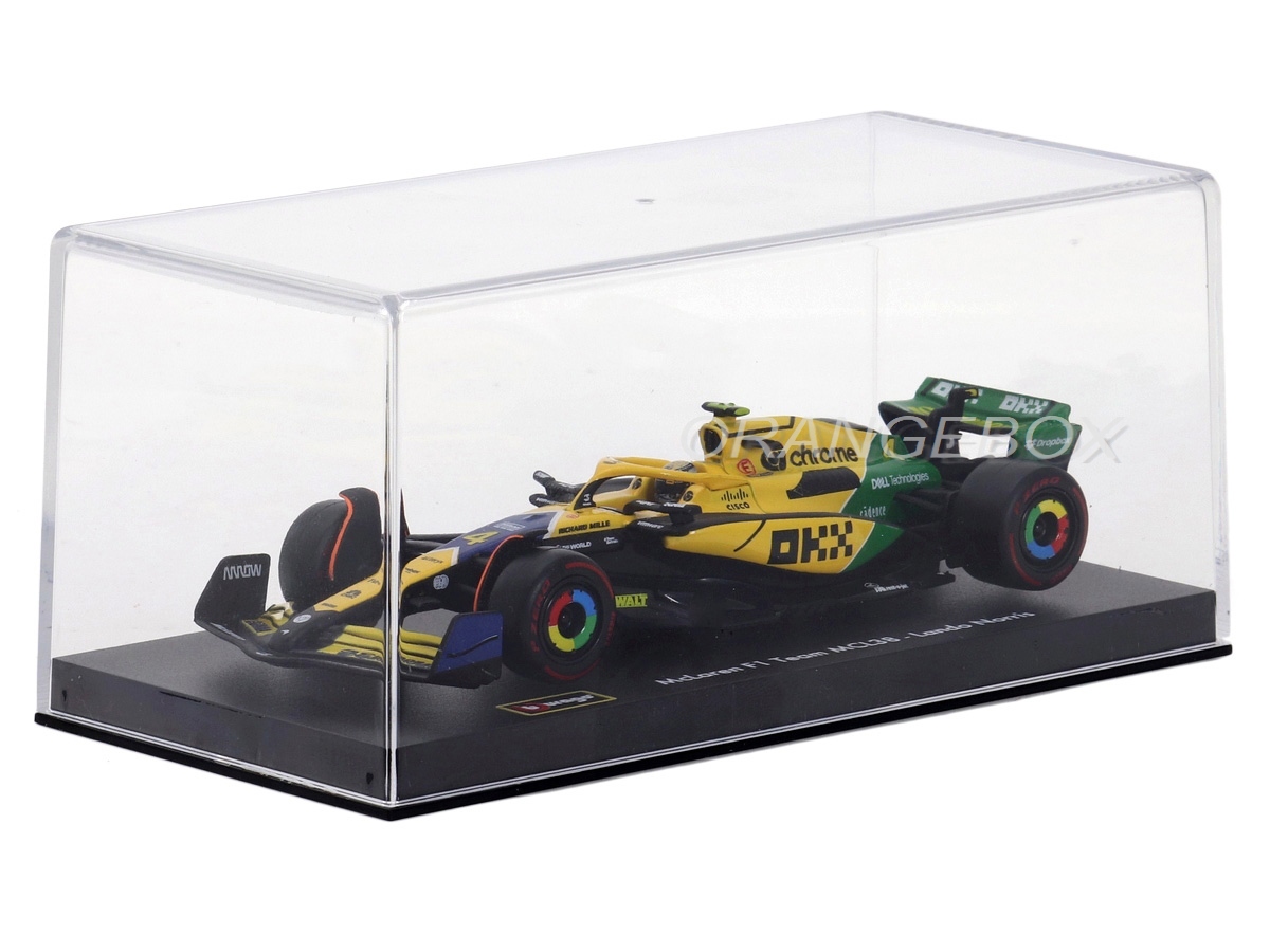 Ayrton Senna Tribute Fórmula 1 McLaren MCL38 GP Mônaco 2024 Norris