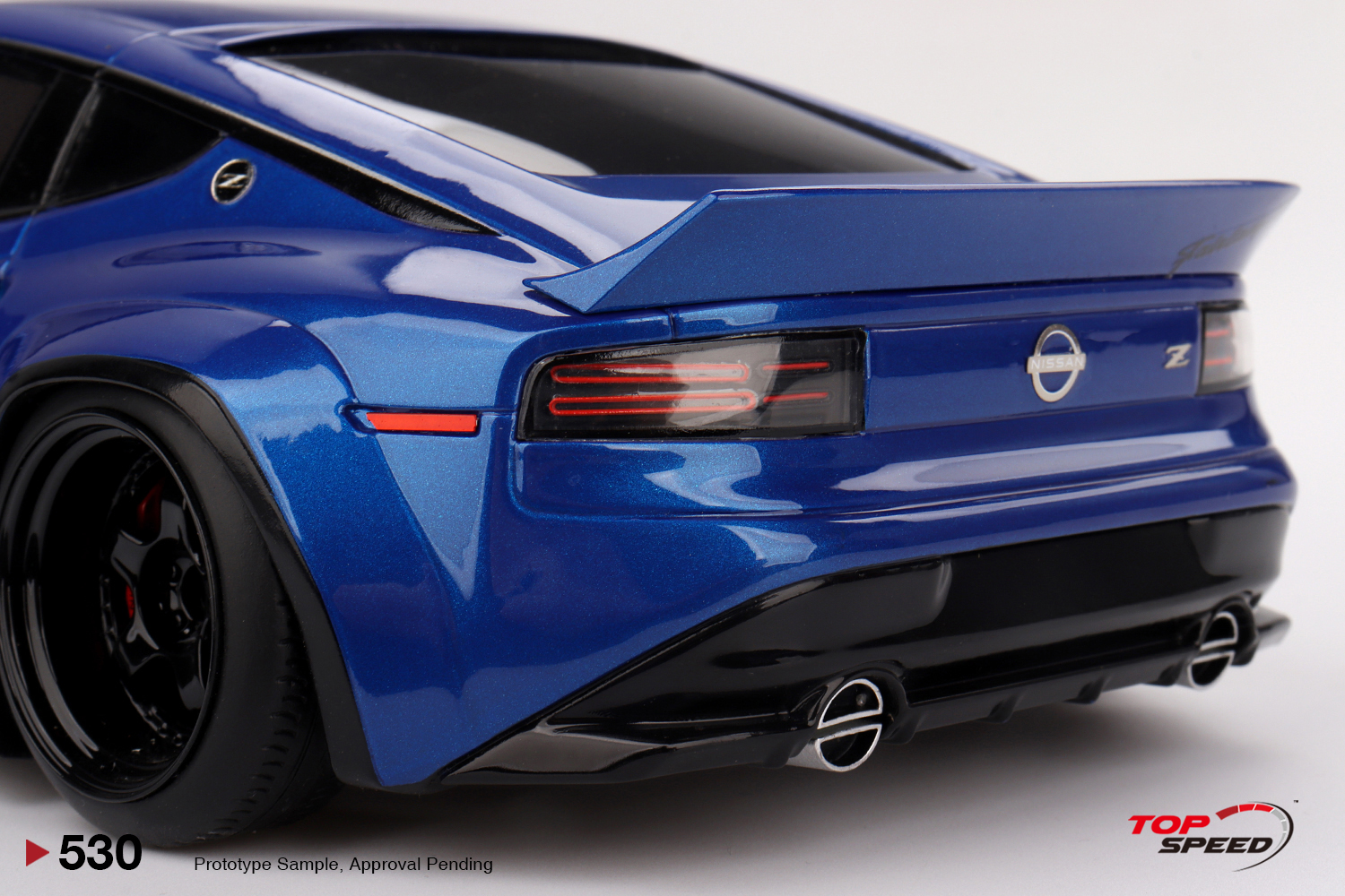 Nissan Z (RZ34) Pandem Seiran Blue 1:18 TopSpeed - 20 anos! Loja