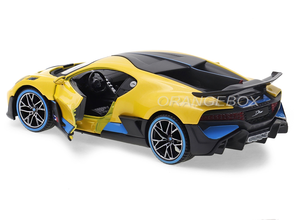Bugatti Divo 1:24 Maisto Amarelo - 20 anos! Loja on-line de