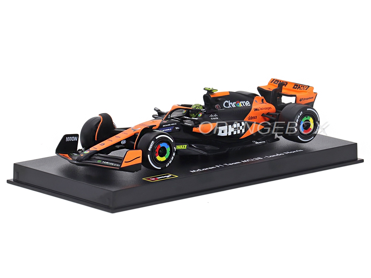 Fórmula 1 McLaren MCL38 Gp Miami 2024 Norris 1:43 Bburago c