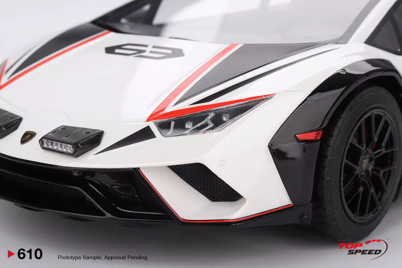 Lamborghini Huracán Sterrato 1:18 TopSpeed Branco - 20 anos! Loja