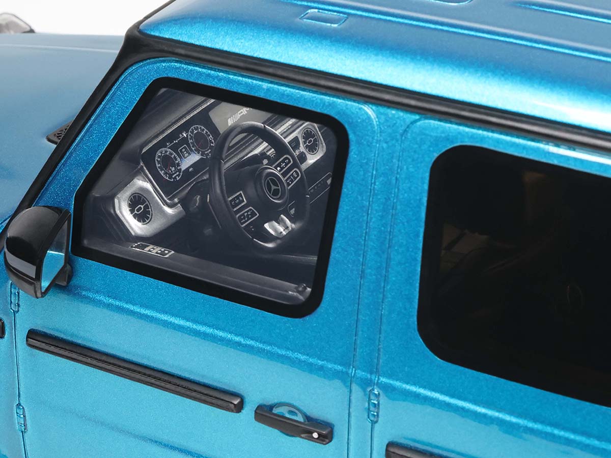 Mercedes Benz G 63 AMG 2024 1:18 GT Spirit Azul - 20 anos! Loja on