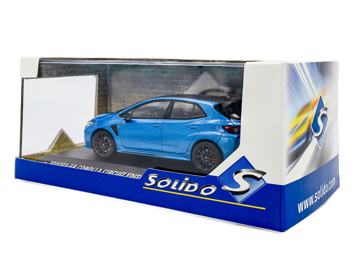 Toyota Corolla GR Circuit Edition 2023 1:43 Solido Azul - 20 anos