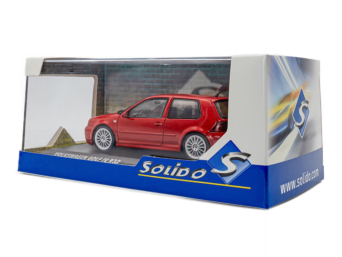 Volkswagen Golf IV R32 2003 1:43 Solido Vermelho - 20 anos! Loja