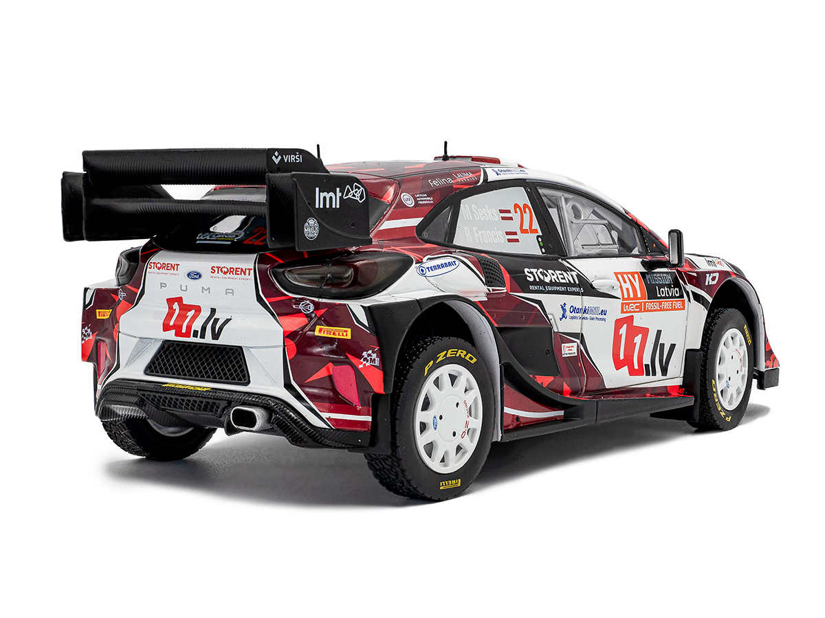 Ford Puma Rally1 Hybrid WRC Tet Rally Latvia 2024 1:18 Solido - 20