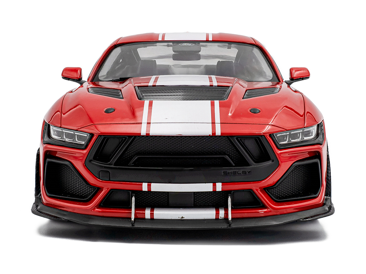 Shelby Mustang Super Snake 2025 1:18 Solido Vermelho - 20 anos