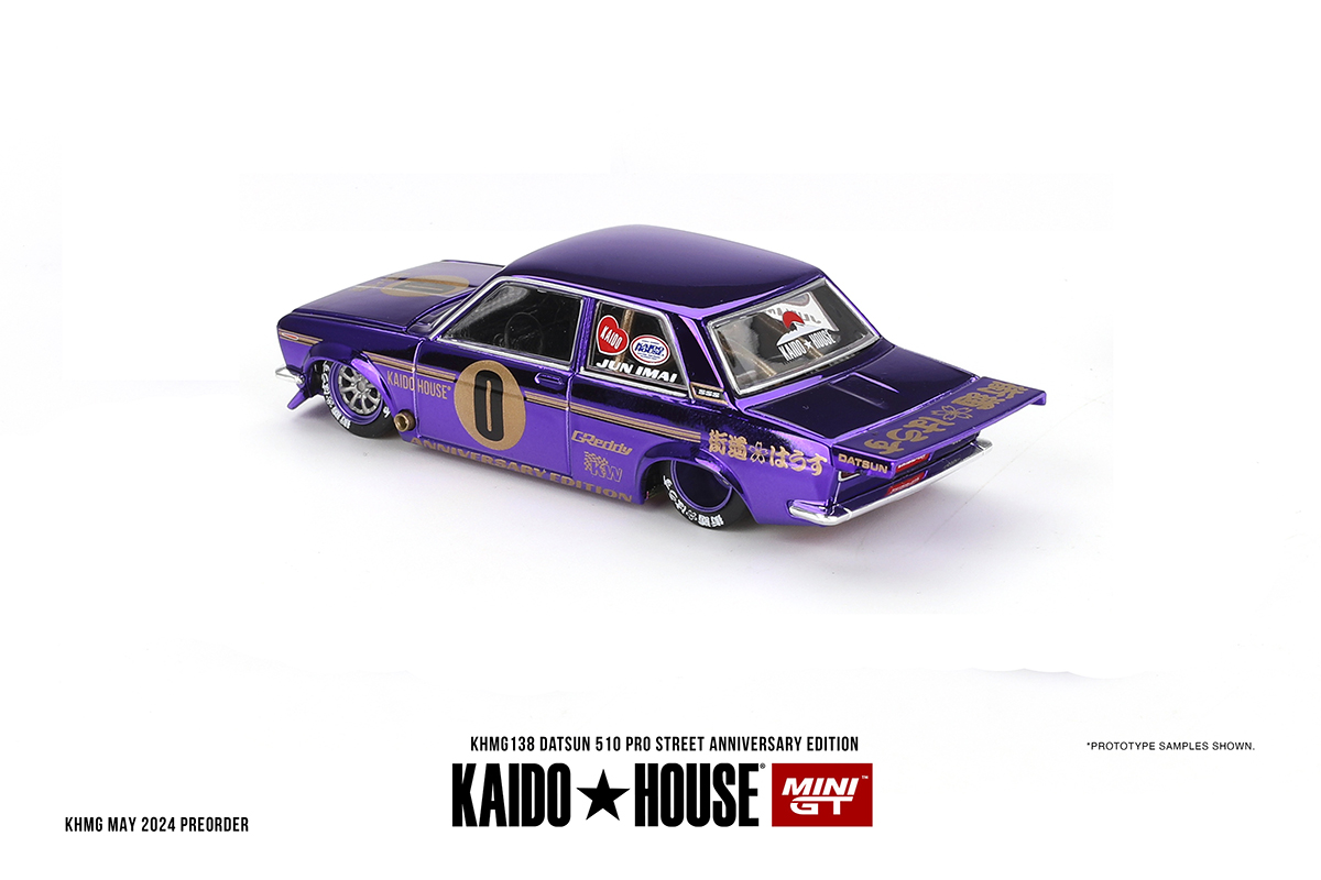 Datsun 510 Pro Street Anniversary Edition P Kaido House 1:64 Mini