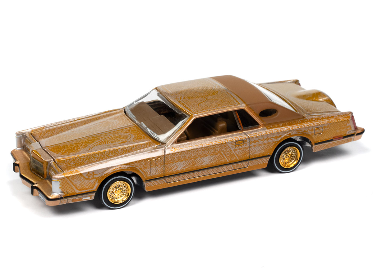 1/64 (1979年型)リンカーン•コンチネンタル＆フィギュア Lincoln 1979 Continental Lowrider 1:64 Autoworld Premium - 20 anos
