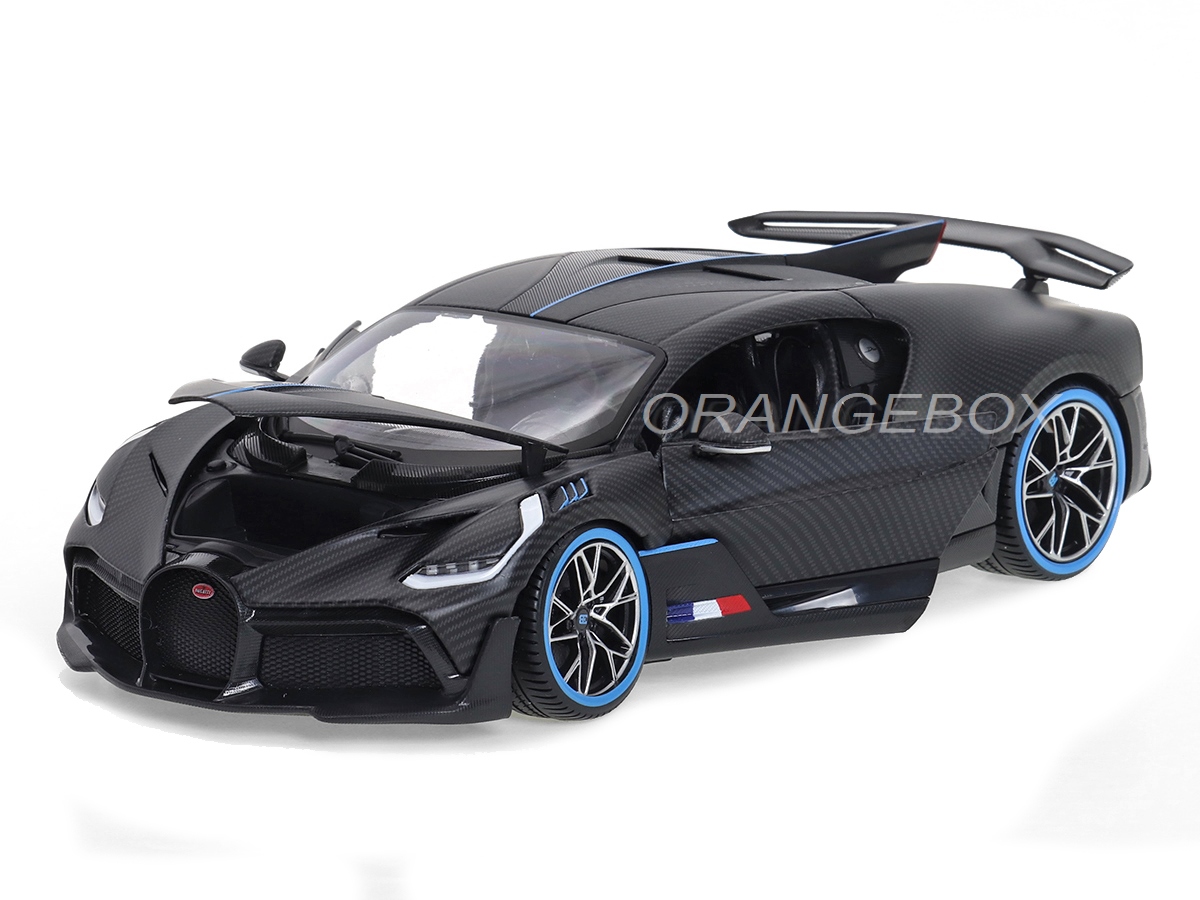 Bugatti Divo 2018 Carbon Series 50º Aniversário 1:18 Bburago - 20