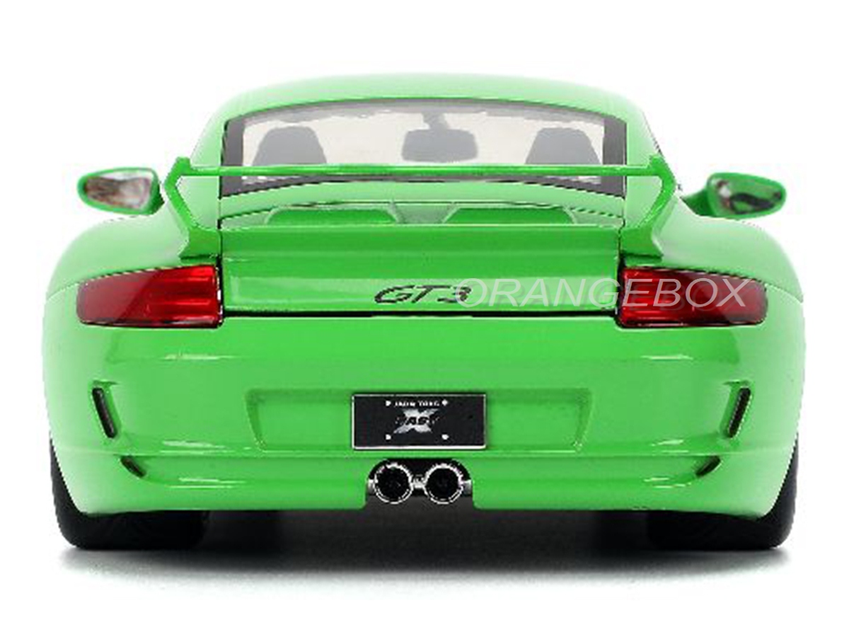 Porsche 911 GT3 (997) Velozes e Furiosos 10 1:24 Jada Toys Verde
