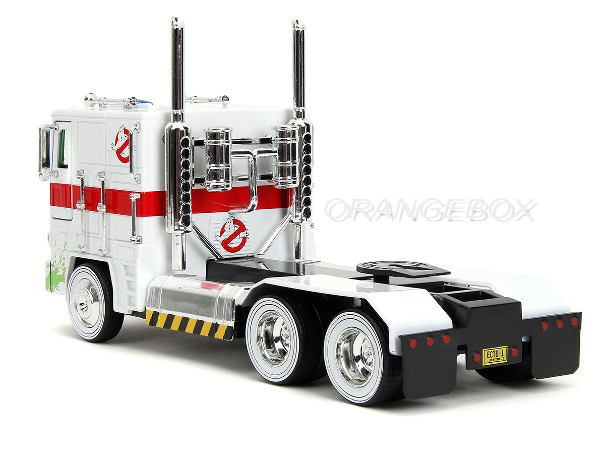Transformers Optimus Prime Truck Ghostbuster Ecto-1 Graphics 1:24