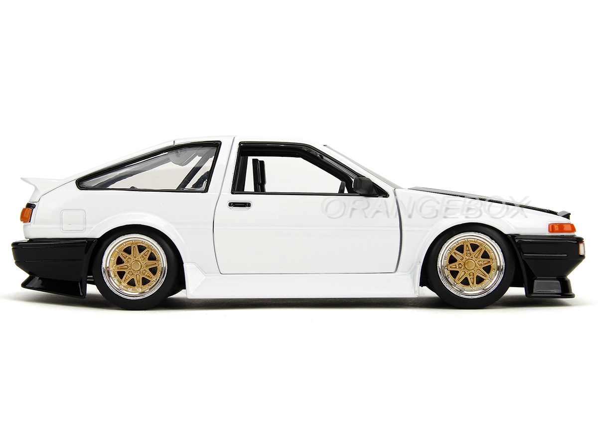 ミニカー Import Racer 1/24 Toyota Trueno AE86 Toyota Trueno 1986 AE86 1:24 Jada Toys Branco - 20 anos! Loja on