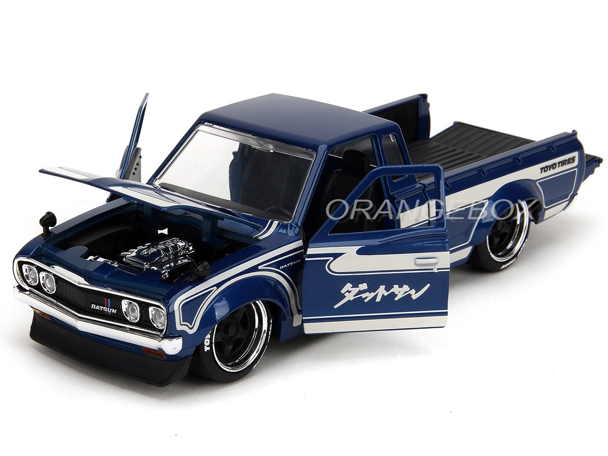 Datsun 620 1972 Pick-up 1:24 Jada Toys Azul - 20 anos! Loja on