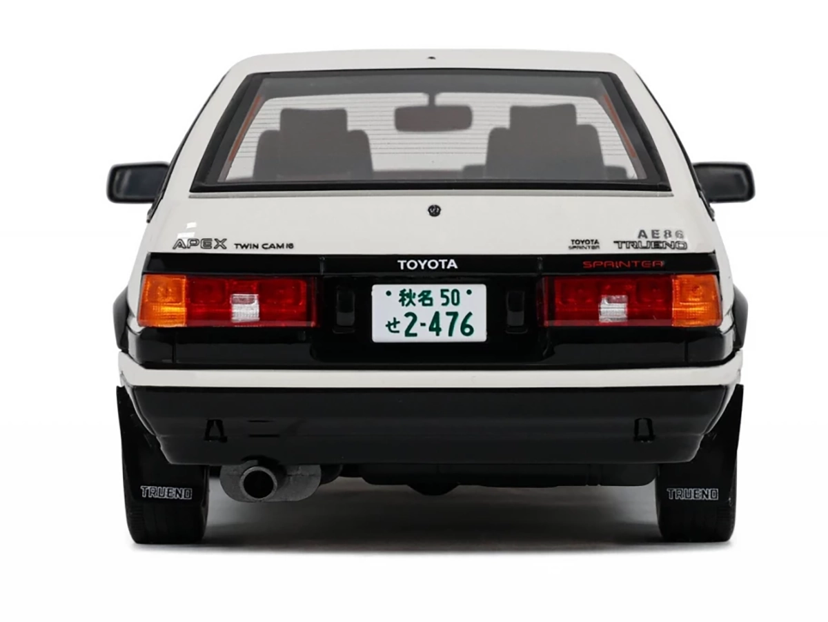 Toyota Sprinter Trueno AE86 1985 1:18 OttOmobile Branco - 20 anos