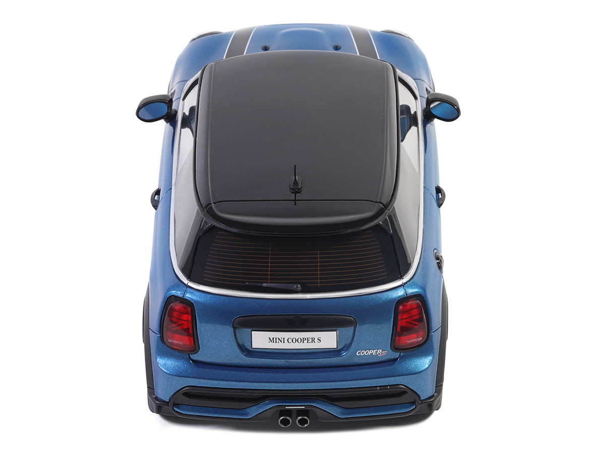 Mini Cooper S 2021 1:18 OttOmobile Azul - 20 anos! Loja on-line de