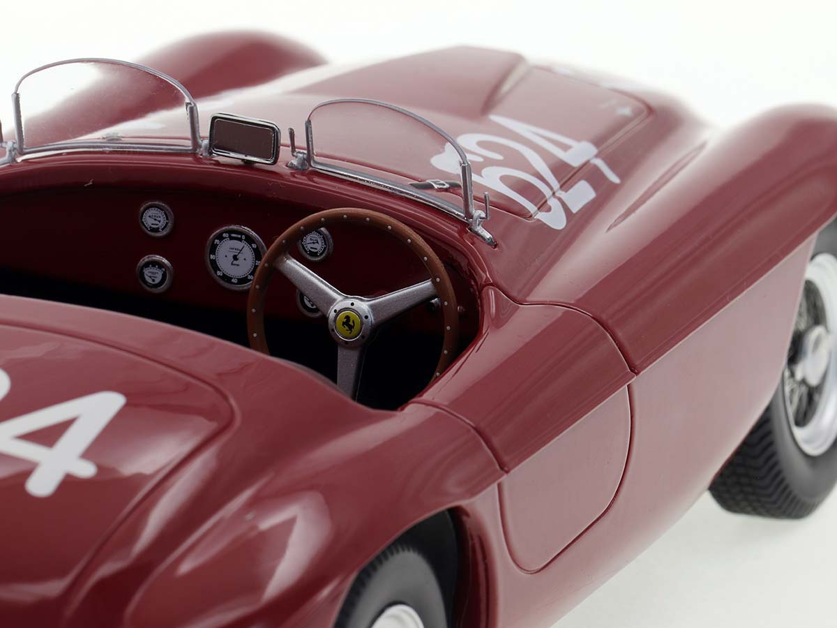 フェラーリ　FERRARI 1949年〜1958 年　ミニカー Ferrari 166 MM Winner Mille Miglia 1949 1:18 KK-Scale Vermelho