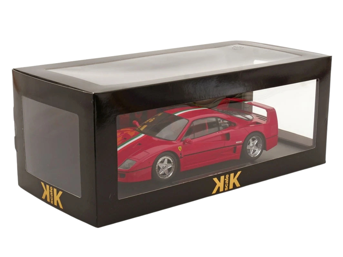 Ferrari F40 Italia Design 1987 1:18 KK-Scale Vermelho - 20 anos