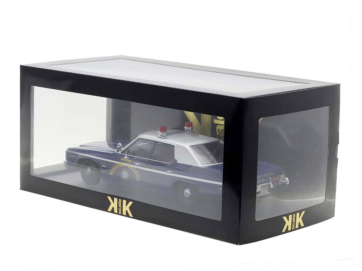 Dodge Monaco Nevada Highway Patrol 1974 1:18 KK-Scale Azul - 20