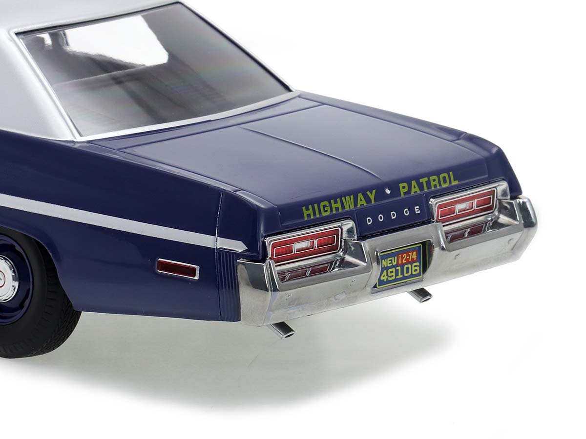 Dodge Monaco Nevada Highway Patrol 1974 1:18 KK-Scale Azul - 20