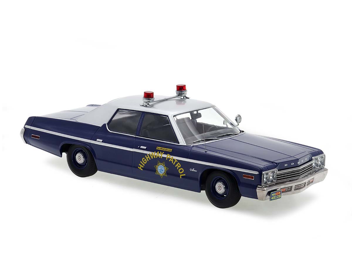Dodge Monaco Nevada Highway Patrol 1974 1:18 KK-Scale Azul - 20