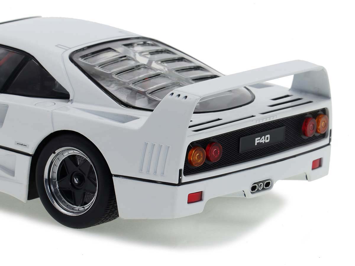 Ferrari F40 1987 Sultão de Brunei 1:18 KK-Scale Branco - 20 anos