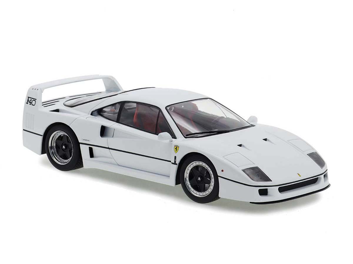 BBRモデル FERRARI F40 STREET 1987 Ferrari F40 1987 Sultão de Brunei 1:18 KK-Scale Branco - 19 anos