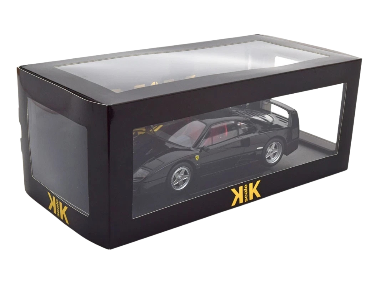 Ferrari F40 1987 1:18 KK-Scale Preto - 19 anos! Loja on-line de