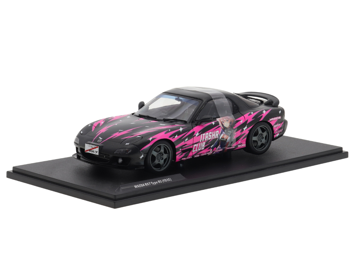 Mazda RX7 FD3RS Solido Works Itasha Club Pink 1999 1:18 Solido