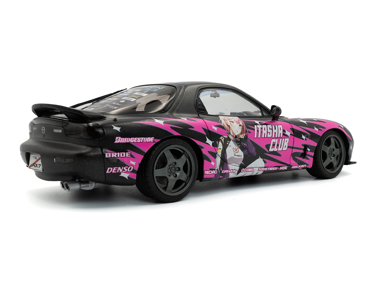 Mazda RX7 FD3RS Solido Works Itasha Club Pink 1999 1:18 Solido - 20 ...