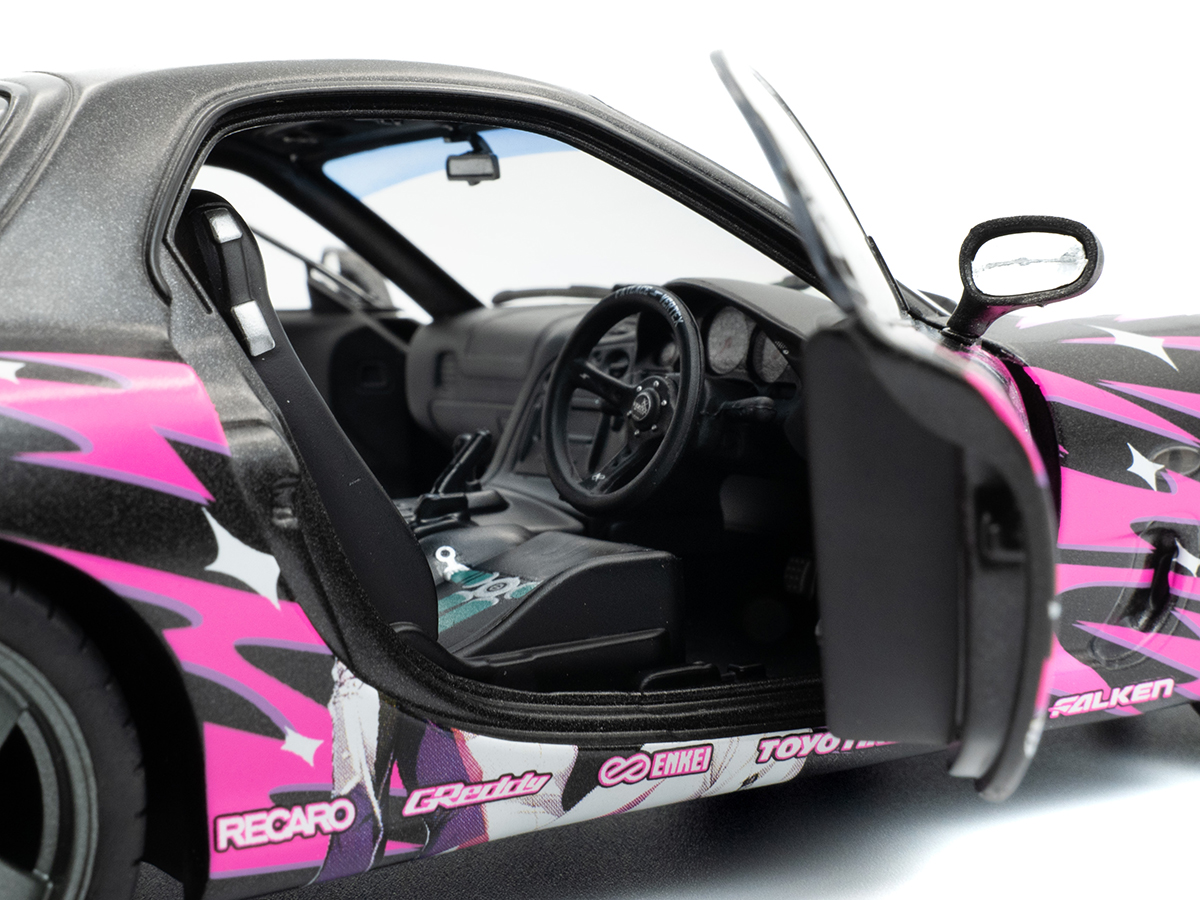 Mazda RX7 FD3RS Solido Works Itasha Club Pink 1999 1:18 Solido - 20 ...