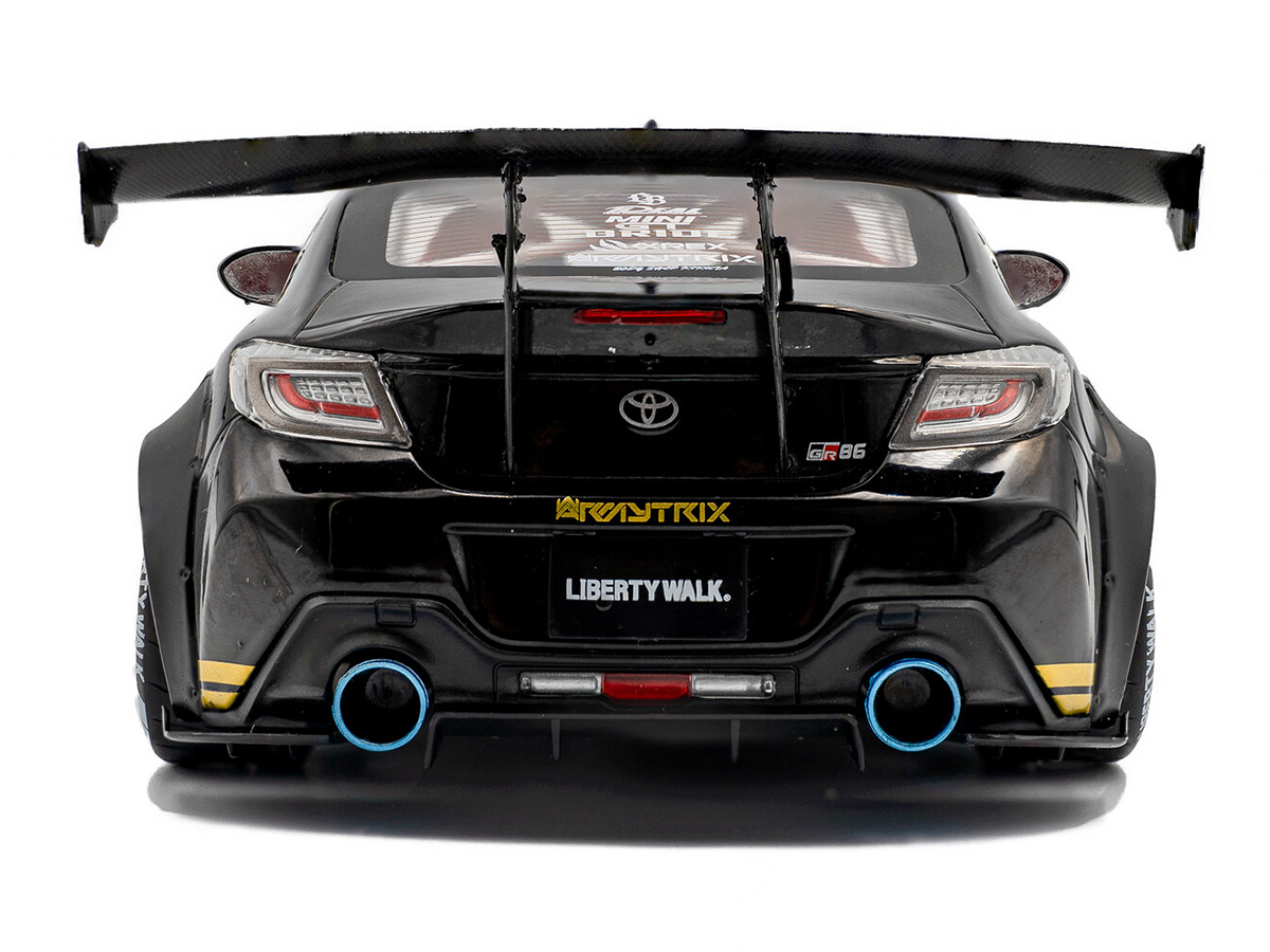 Toyota GR86 LBWK Liberty Walk Body Kit Black & Gold 2024 1:18