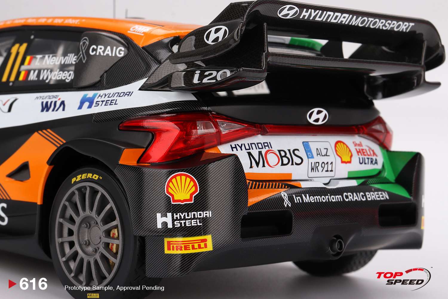 PRÉ-VENDA *** Hyundai i20 N Rally1 2023 Winner Rally Croácia Power