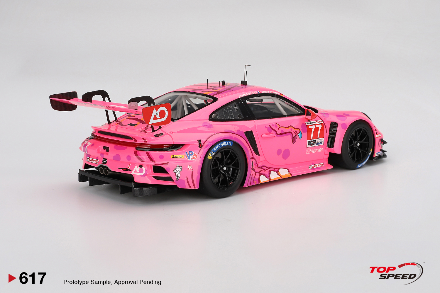 Porsche 911 GT3 R AO Racing 2024 IMSA Road America 1:18 TopSpeed