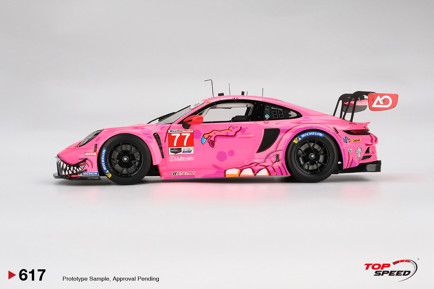 Porsche 911 GT3 R AO Racing 2024 IMSA Road America 1:18 TopSpeed