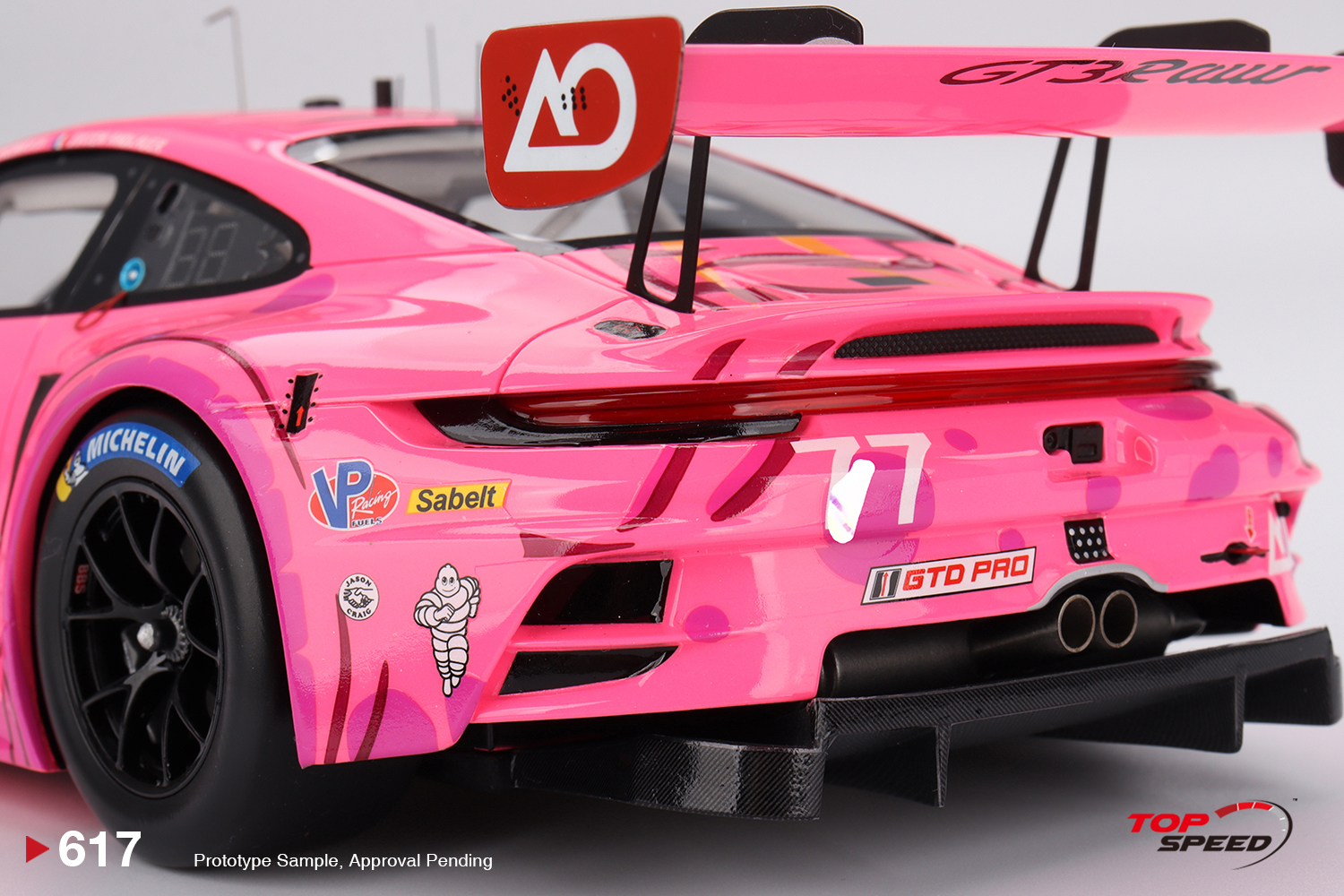1/43 ポルシェ 911 GT3 R IMSA AO Racing 2023 True Scale 1:43 Porsche 911 (992) GT3 R #80 12h Sebring IMSA 2023