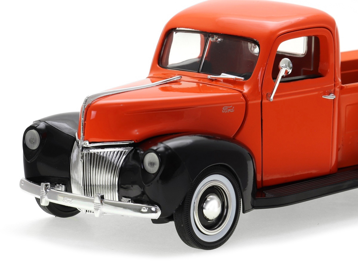 Ford Pick-up 1940 1:18 Motormax Laranja - 20 anos! Loja on-line de