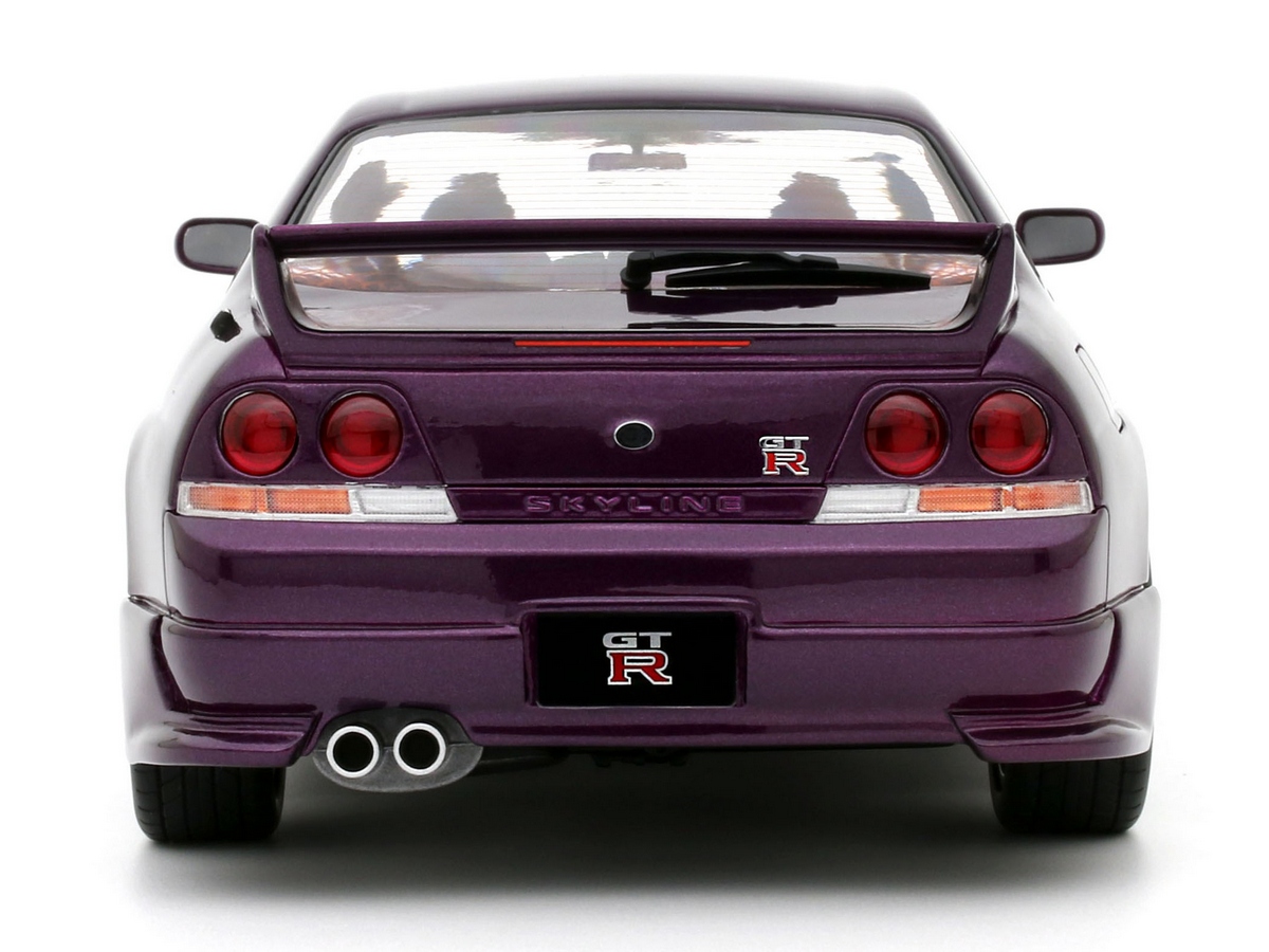 Nissan Skyline GT-R R33 V-Spec Midnight Purple 1995 1:18