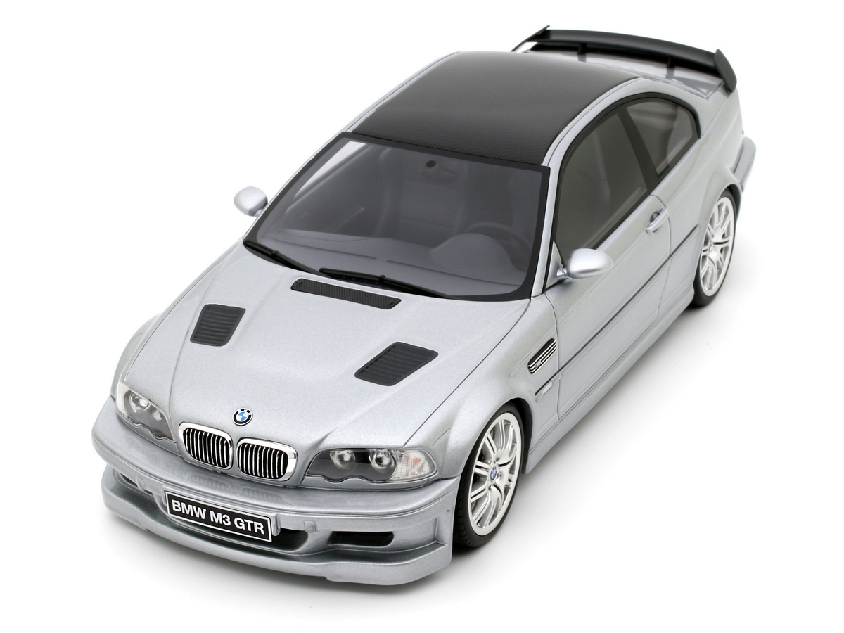 BMW E46 M3 GTR Street Titan 354 2001 1:18 OttOmobile Prata