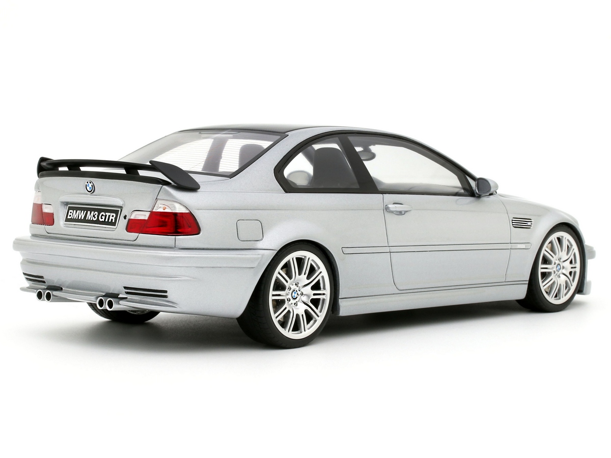 BMW E46 M3 GTR Street Titan 354 2001 1:18 OttOmobile Prata - 20