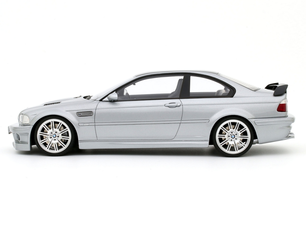 BMW E46 M3 GTR Street Titan 354 2001 1:18 OttOmobile Prata - 20