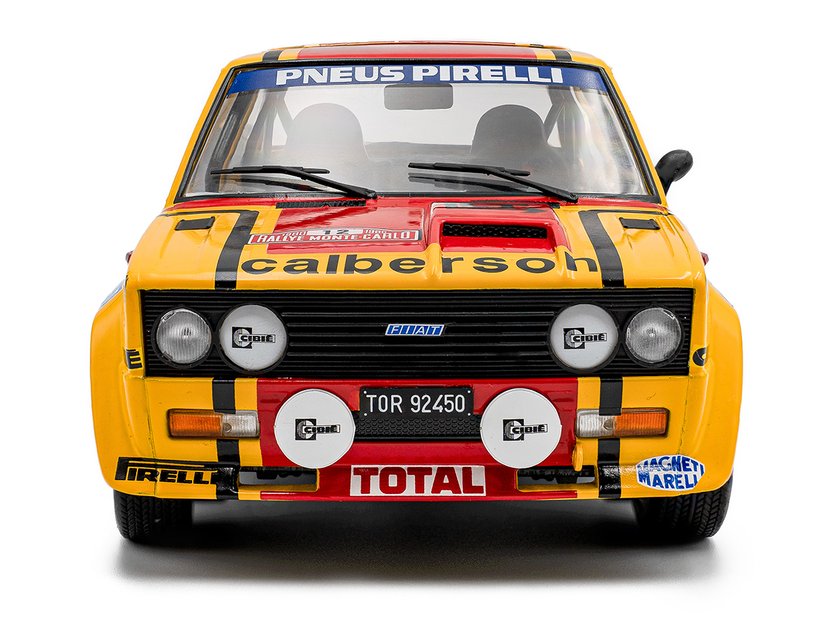 Fiat 131 Abarth Yellow Rallye de Monte-Carlo 1980 1:18 Solido - 20