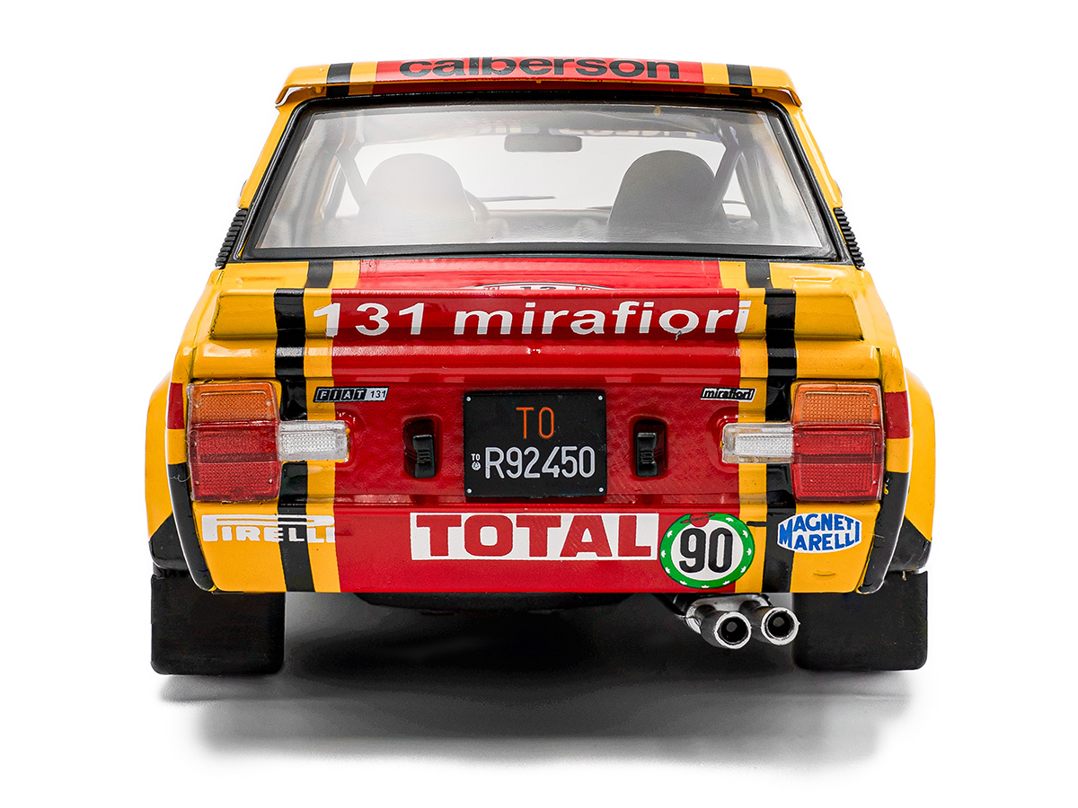 Fiat 131 Abarth Yellow Rallye de Monte-Carlo 1980 1:18 Solido - 20