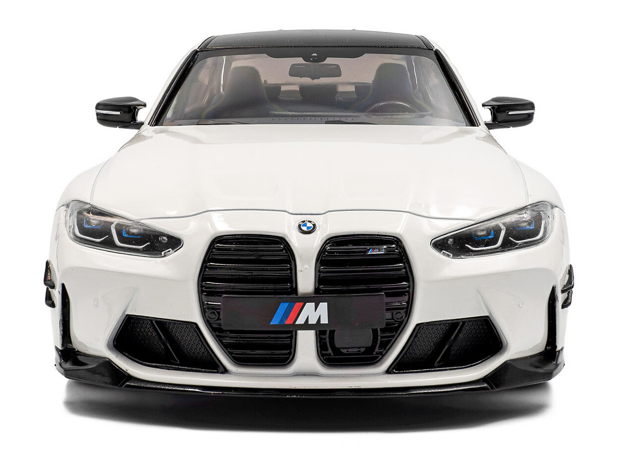 BMW M3 (G80) Performance Parts 2024 1:18 Solido Branco - 20 anos