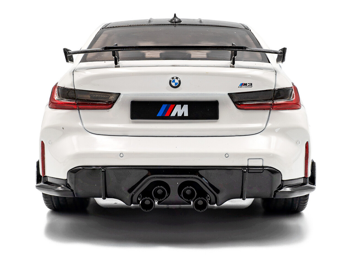 BMW M3 (G80) Performance Parts 2024 1:18 Solido Branco - 20 anos