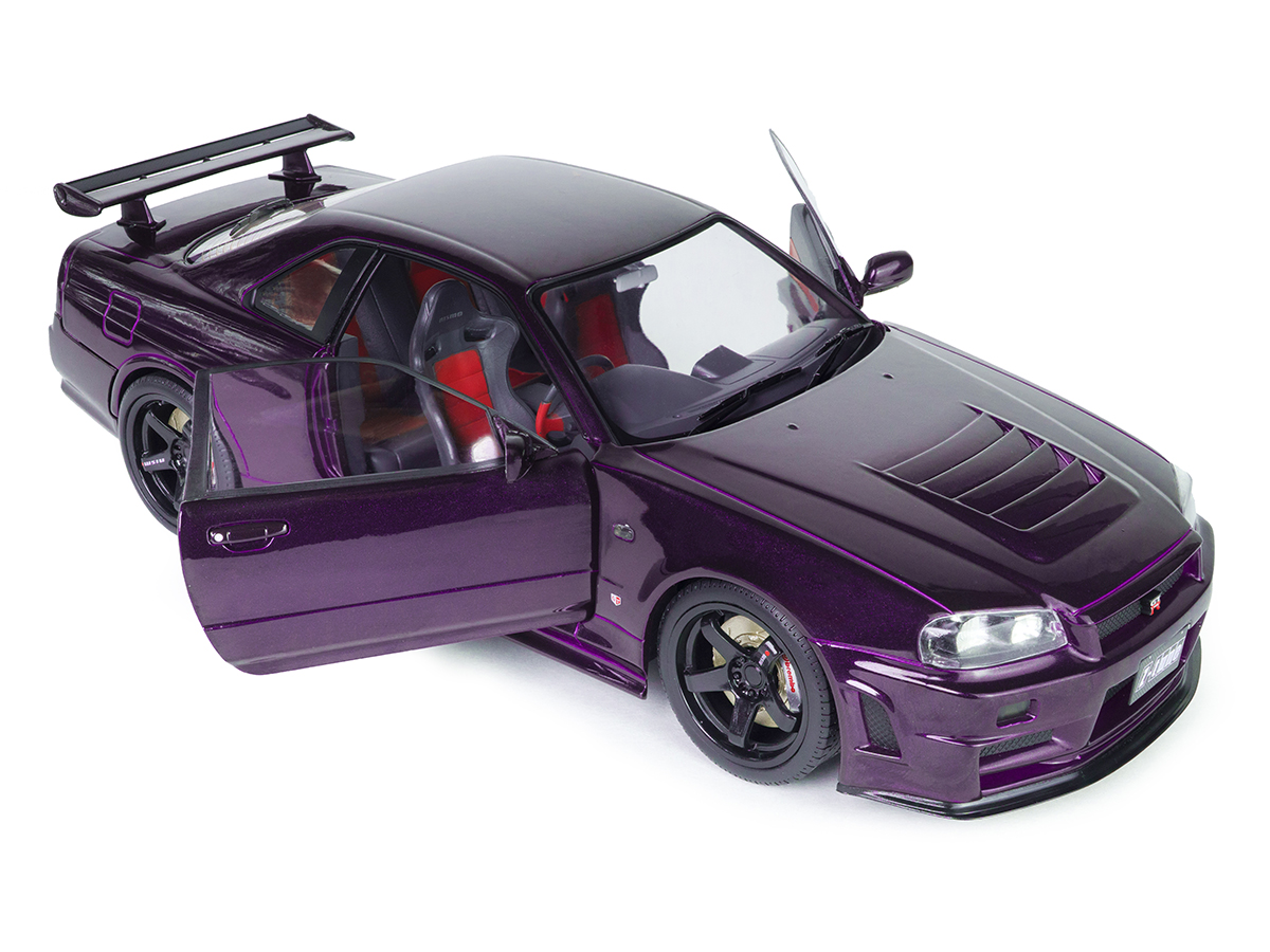 【未開封】 Skyline GT-R R34 パープル PRÉ-VENDA *** Nissan Skyline (R34) GT-R Z Tune Midnight Purple