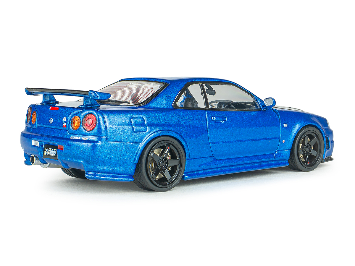 Nissan Skyline GT-R (R34) Z-Tune 1998 1:43 Solido Azul - 20 anos